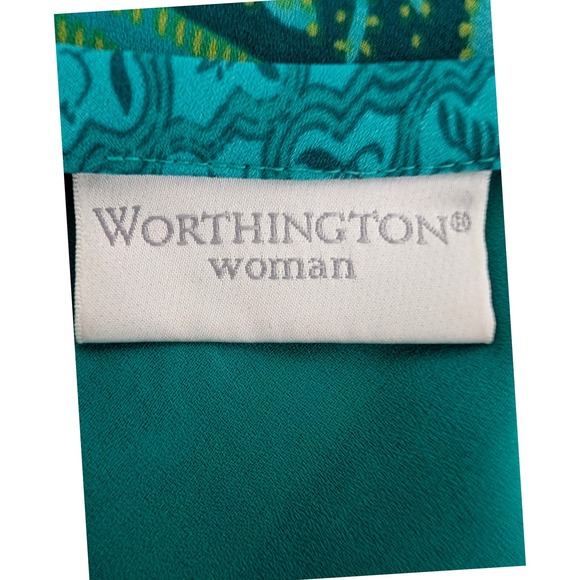 Vintage 90s Y2K Asymmetric Chiffon Midi Skirt 20W Floral Paisley Boho Cottage - Picture 6 of 7